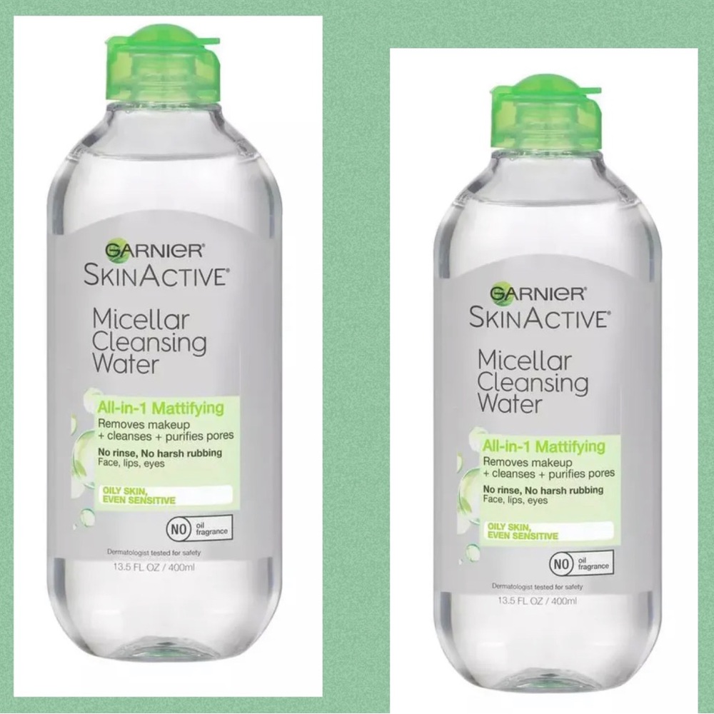 GARNIER~SkinActive Micellar Cleansing Water, All-in-1 Makeup Remover